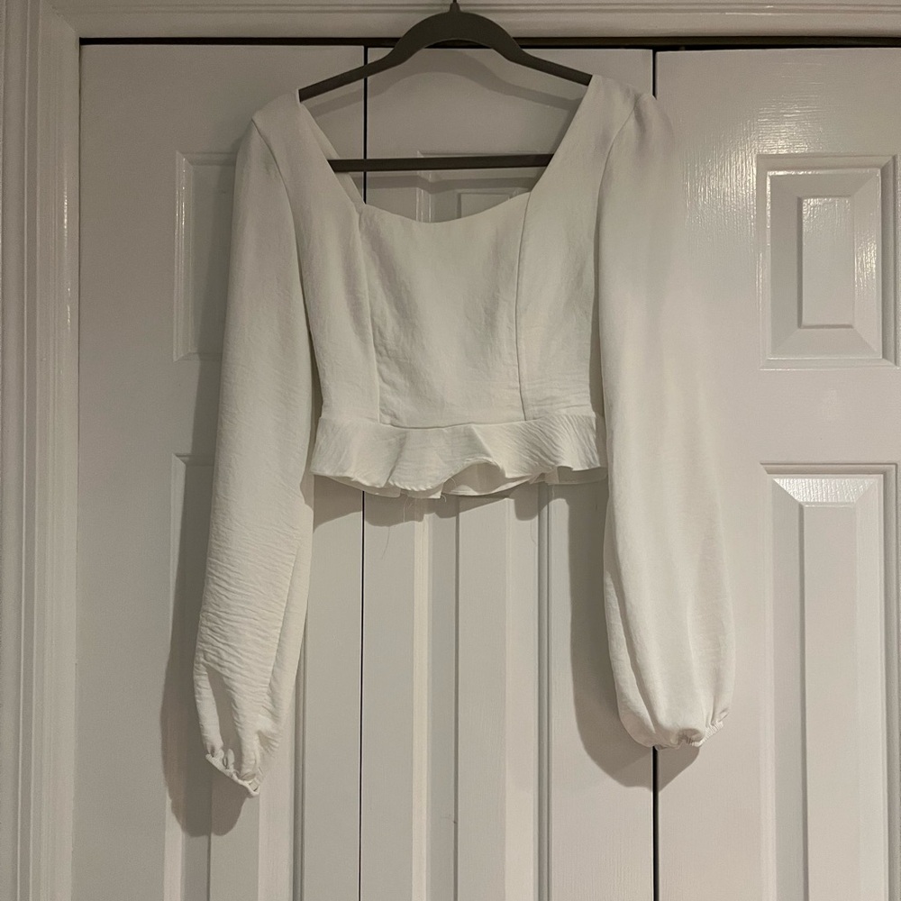 ALTAR’D STATE white beautiful top - Picture 1 of 4